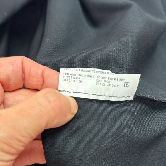 Jil Sander Womens Black Knee Length Pencil Skirt Size 0 US 32 EU Jersey Stretch - Picture 7 of 7